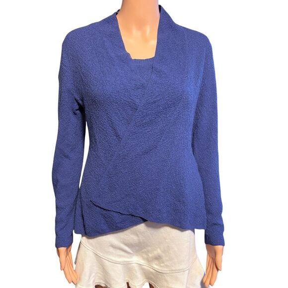 Eileen Fisher Size XS Petite PP Purple Cami + Cardigan Set 100% Italian Wool - Picture 1 of 6